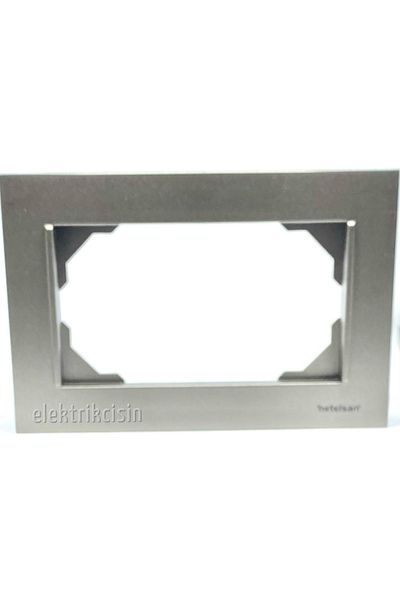 Netelsan Byobu Smoked Double Socket Frame - 10 Pieces