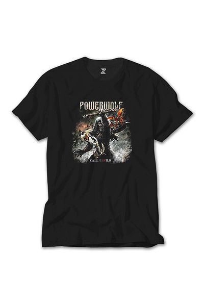 Z zepplin Powerwolf Call Of The Wild Μαύρο T-Shirt