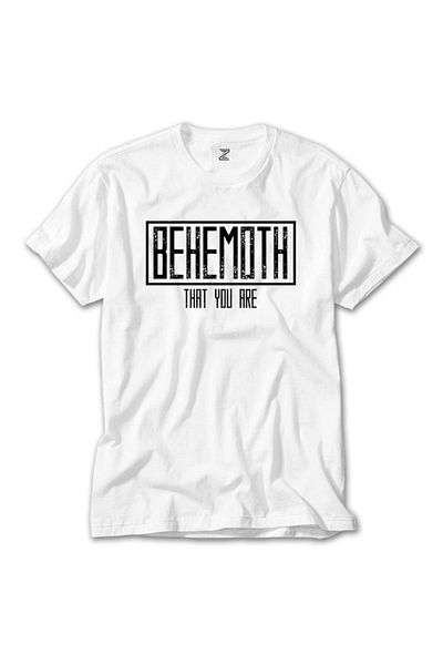 Z zepplin Behemoth που είσαι λευκό μπλουζάκι