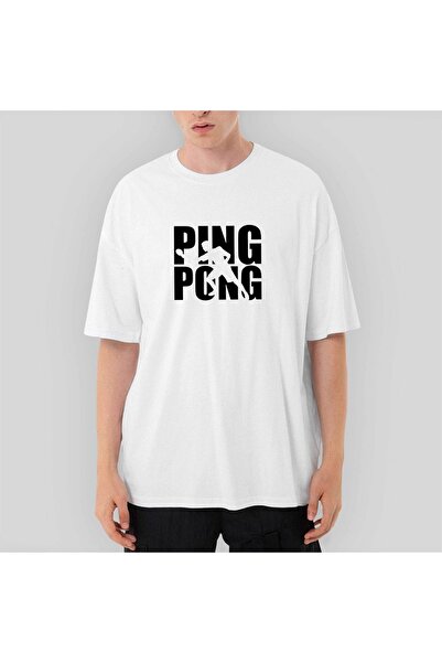 Z zepplin Tricou alb oversize actor de ping-pong