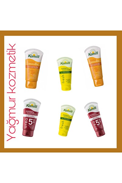 Kamill Express 75ml+ Fresh+ Urea %5 El & Tırnak Kremi 6lı Set