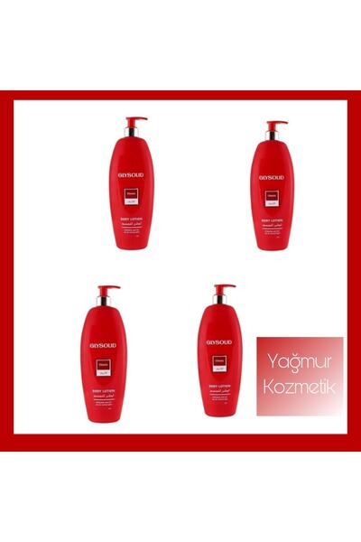 GLYSOLID Parfümsüz Parabensiz Vücut Losyonu Pompalı 500ml.4 Lü Set