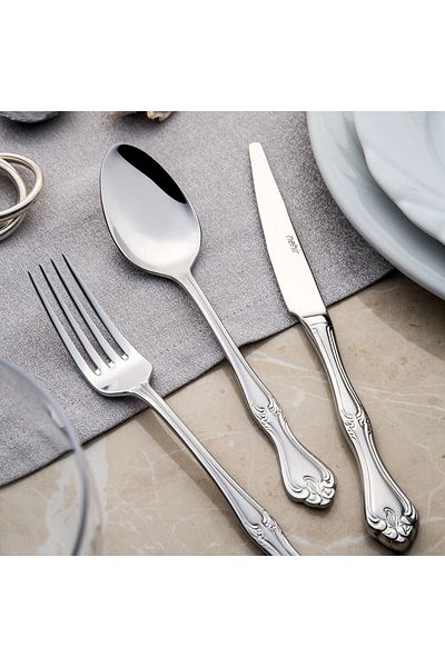 Nehir Lalezar Satin 6-Piece Sweet Spoon