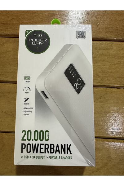 Genel Markalar Powerway 20000 Lik Powerbank Taşınabilir Şarj