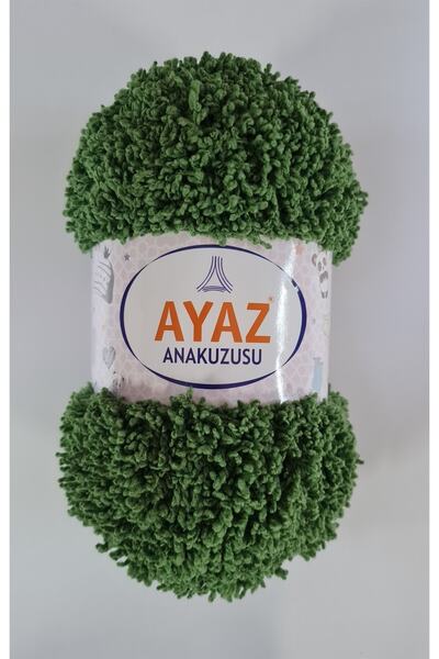 Ayaz Anakuzusu 1665 Çimen Yeşili El Örgü Ipi |bebe El Örgü Ipi