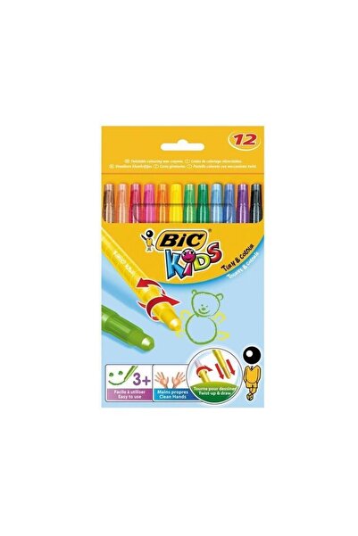 Bic Kıds Cevırmelı Pastel Mum Boya 12 Lı (8805082)