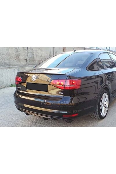 NamTuning Jetta Difüzör Arka Ek Mk6 R Çıkışsız Makyajlı Kasa 2014-2018 Arası
