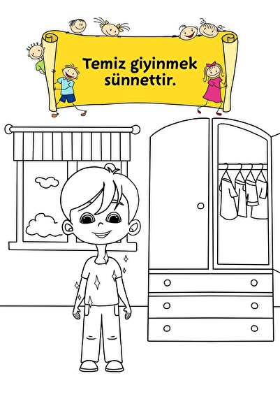 mybedesten Minik Asaf'ın 40 Sünnet Boyama Kitabı-hayalhanem Çocuk