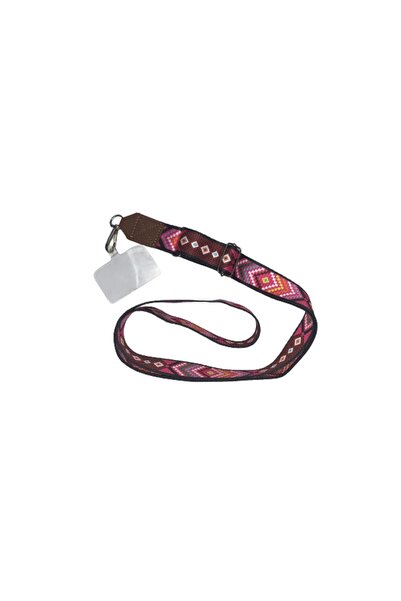 İstanbul Teknoloji Κορδόνι λαιμού και λουράκι τηλεφώνου (με θήκη για ετικέτα)