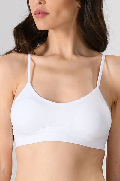 Miss Fit Γυναικείο μπουστάκι χωρίς ραφή με λεπτό λουράκι