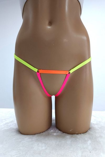 lovebox Snur elastic elastic curcubeu de culoare neon - Cu accesorii metalice reglabile 20300