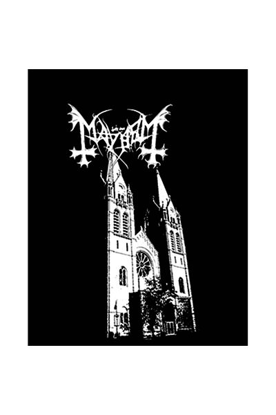 Z zepplin Mayhem Originators Of The Northern Darkness Patch mare pentru spate