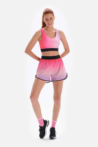 Dagi Rosa Damen Shorts Strumpfhose Farbverlauf