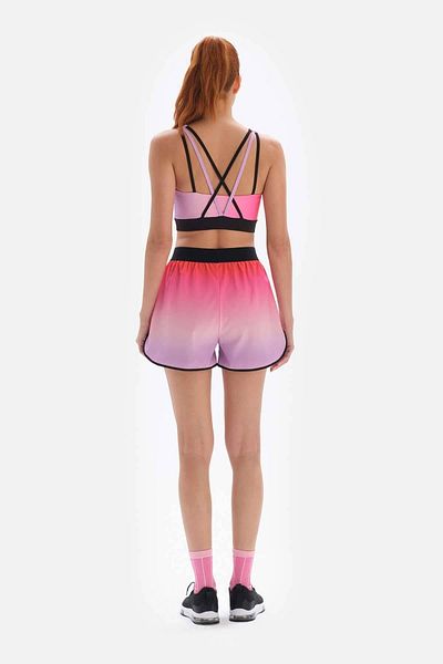 Dagi Rosa Damen Shorts Strumpfhose Farbverlauf