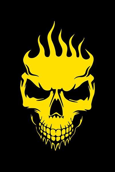 MegaSticker ملصق جمجمة للسيارة، والدراجة النارية، والخوذة، والكمبيوتر المحمول...