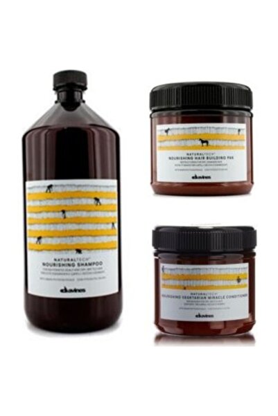 Davines Nourishing Şampuan 1000 ml + Maske 250 ml + Krem 250 ml