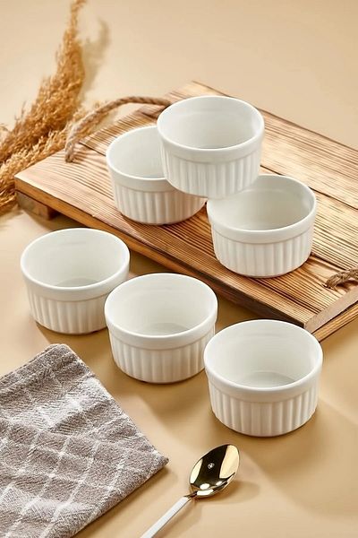 Cherry Collection 6-Piece Souffle and Cake Bakery Set - Karmihome