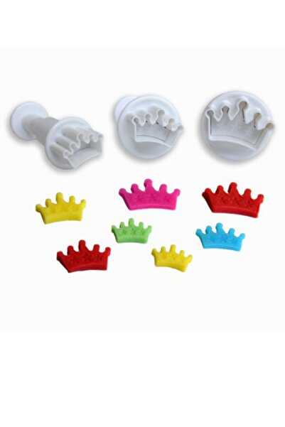 ELGALA Little Princess-Queen Crown Push-Pull Set of 3