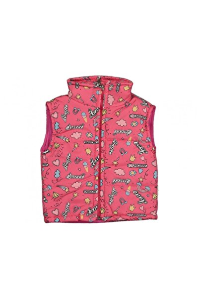 Bluokbeauty Gökkuşağı Pembe Bebek Çocuk Dış Giyim Yelek