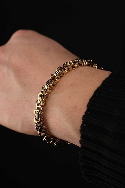 Jack Ferrero Men's Steel Color-Free Invoice Bracelet