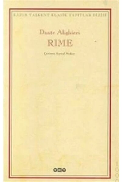 Yapı Kredi Yayınları Rime Şiirler