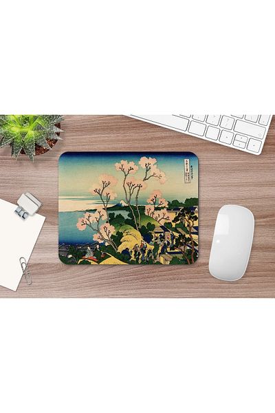 daystore Hokusai Shinagawa Pe Tokaido 17 X 21 Cm Mouse Pad