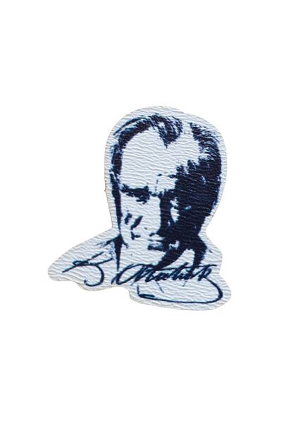 Ataturk Wooden Brooch badge 2-3cm