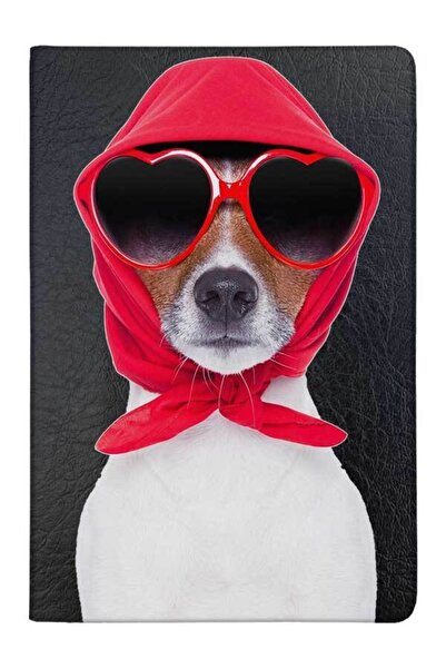 Cekuonline جواز سفر للقطط والكلاب من الجلد بتصميم جاك راسل - غطاء حاوية بطاقة الرعاية الصحية