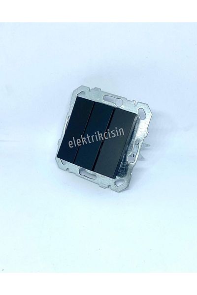 Netelsan Byobu Black Triple Switch (excluding frame) 1 Piece