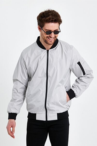 Rompasso Water and Windproof Gray Seasonal Jacket & Coat & Raincoat