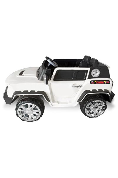 Genel Markalar Iznik Kumandalı Akülü Araba Akülü Jeep 12v 4x2 / Beyaz