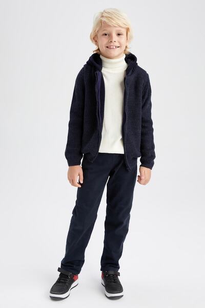 DeFacto Boy's Hooded Cardigan