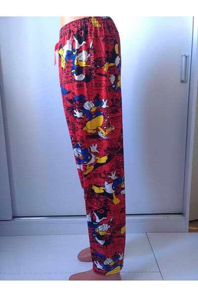 anne moda ankara Donald Duck Character Patterned All Cotton Pajama Bottom
