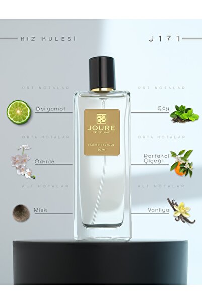 JOURE PERFUME Joure J171 - Floral Paçuli Beyaz Çiçekler Kokulu 50ml Kalıcı Ed...