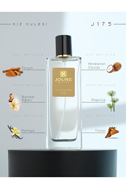 JOURE PERFUME Joure J175 - Odunsu Vanilya Sıcak Baharatlar Pudralı Kokulu 50m...