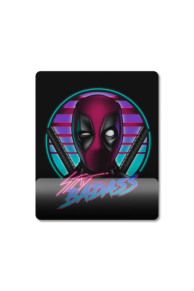 Pixxa نموذج لوحة الماوس لدعم المعصم Stay Badass من Deadpool - 1