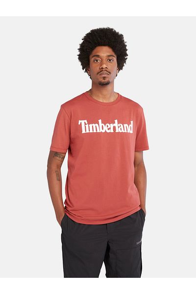 Timberland Kennebec Linear Tee Men's Orange T-shirt Tb0a2c31dh91
