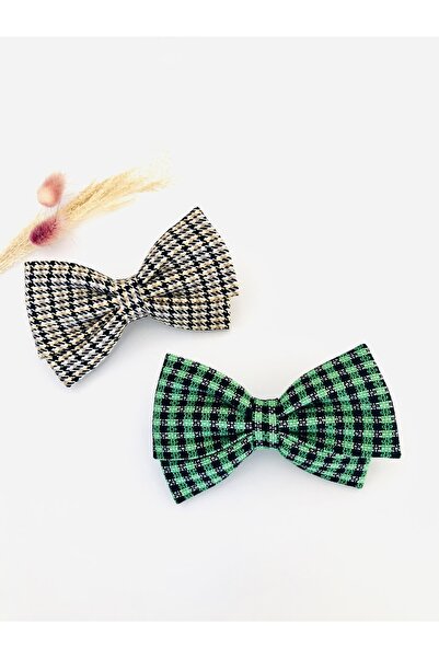 seyranat Σετ καρφιά μαλλιών με αυτόματο κλιπ και ποιοτικό φιόγκο με καφέ χρώμ...