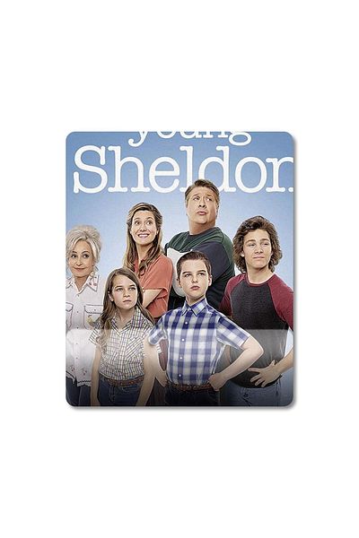 Pixxa موديل لوحة ماوس دعم المعصم من Young Sheldon - 2