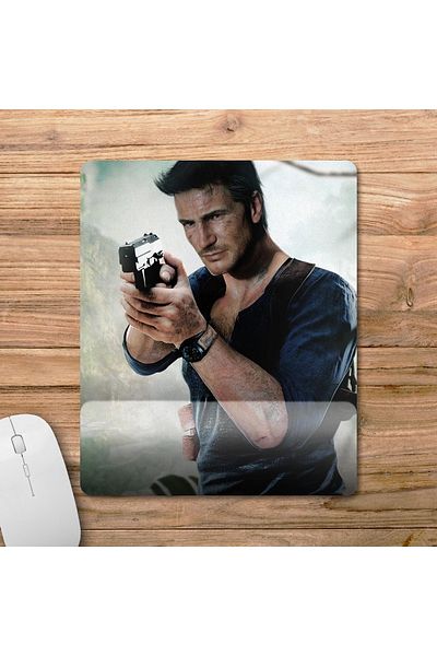 Pixxa لوحة ماوس Uncharted 4 مع مسند للمعصم موديل - 2
