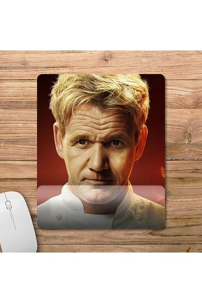 Pixxa Hell's Kitchen - موديل لوحة الماوس Gordon Ramsay مع مسند للمعصم - 1