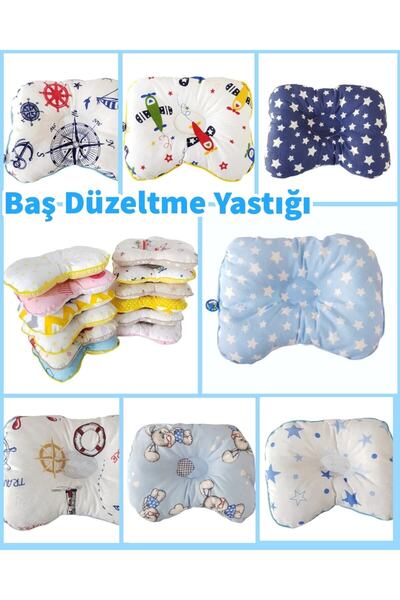 bebek_iklimi Baby Flat Head Pillow **gift Pillow Case Gift Drooling Bib**