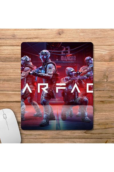 Pixxa موديل لوحة ماوس مع مسند للمعصم من Warface - 1