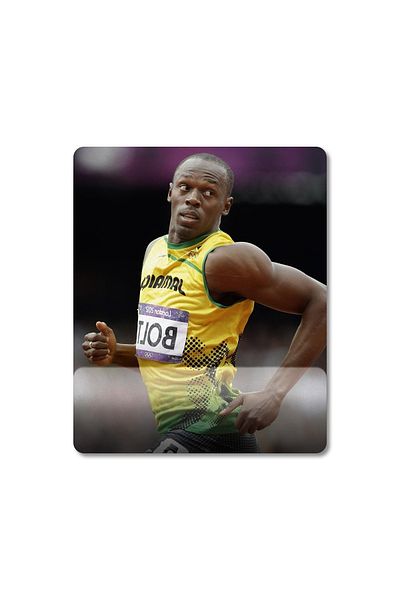 Pixxa موديل لوحة ماوس مع مسند للمعصم من Usain Bolt - 3