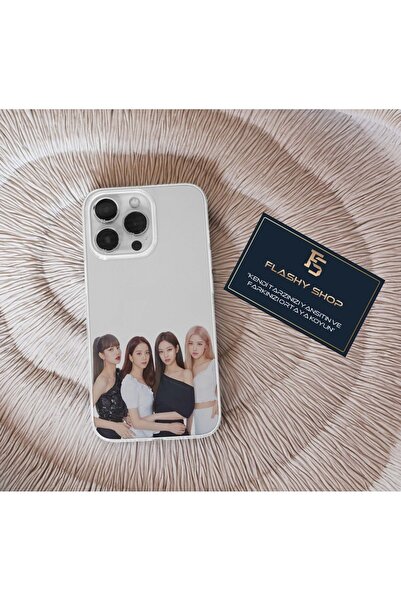 Flashy Shop Huawei P40 Lite Uyumlu Blackpink Tasarımlı Şeffaf Kılıf