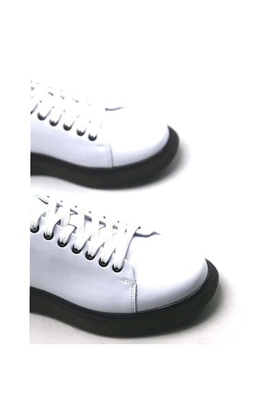 MARCOMEN White - 15275 Men's Genuine Leather Airzoom Sole Sneakers