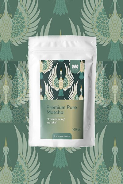Nice Match Premium Pure Matcha - Premium Saf Matcha 100 Gr