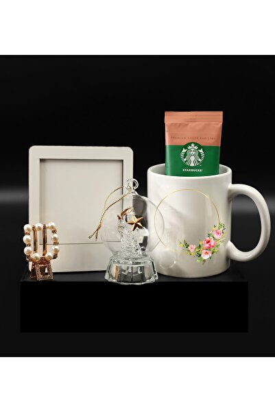 Bonitagift Baskılı Kupa & Instagram Çerçeve &ışıklı Melek &gold Inci Detaylı ...