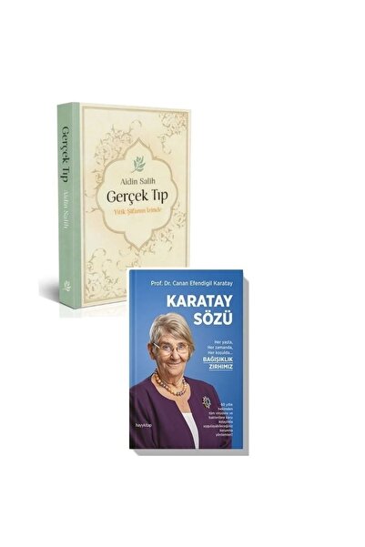 hayykitap 2'li Set Gerçek Tıp Yitik Şifanın Izinde Aidin Salih -karatay Sözü ...