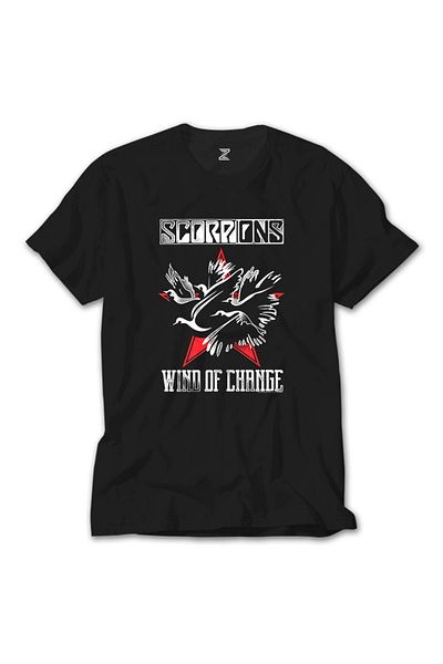 Z zepplin Tricou negru Scorpions Wind Of Change
